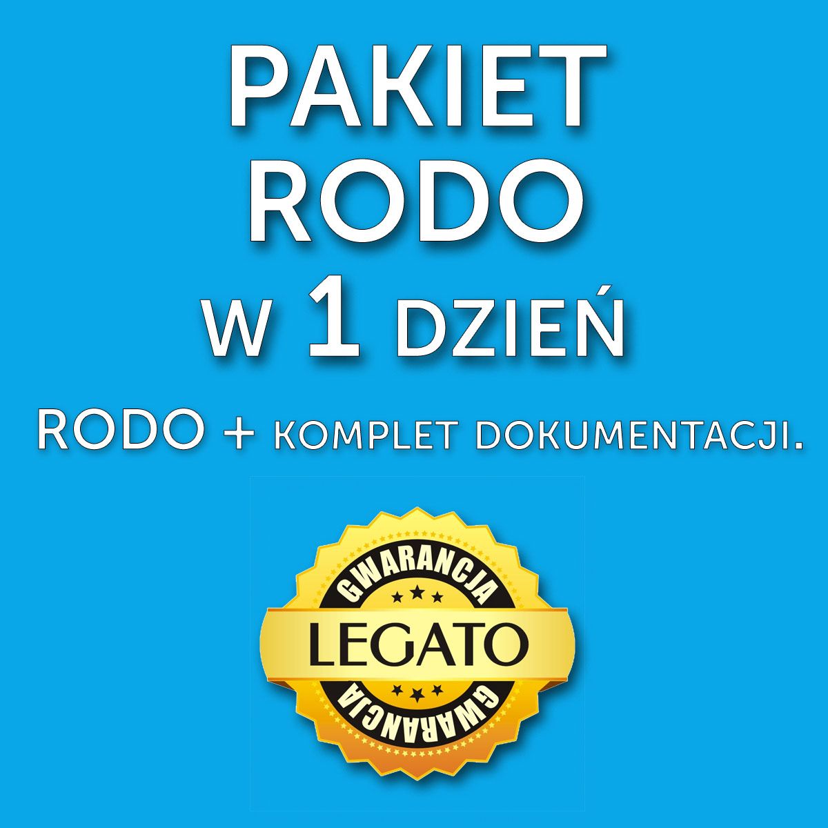 Pakiet RODO w 1 dzień RODO + KOMPLET DOKUMENTACJI.